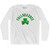 Tallahassee Shamrock Cotton Long Sleeve T-shirt - White