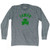 Tampa Shamrock Tri-Blend Long Sleeve T-shirt - Athletic Grey