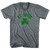 St. Louis Shamrock Tri-Blend V-neck Junior Cut Womens T-shirt - Athletic Grey