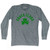 Santa Clara Shamrock Tri-Blend Long Sleeve T-shirt - Athletic Grey