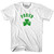 Provo Shamrock Womens Cotton T-shirt-White