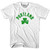 Portland Shamrock Womens Cotton T-shirt - White