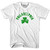 Philadelphia Shamrock Womens Cotton T-shirt - White
