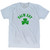 Palm Bay Shamrock Tri-Blend T-shirt - Athletic White