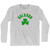 Orlando Shamrock Cotton Long Sleeve T-shirt - Grey Heather