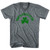 North Charleston Shamrock Tri-Blend V-neck Junior Cut Womens T-shirt-Athletic Grey