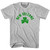 New Orleans Shamrock Womens Cotton T-shirt - Grey Heather
