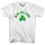 New Orleans Shamrock Cotton T-shirt-White