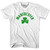 Manchester Shamrock Womens Cotton T-shirt - White