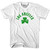 Los Angeles Shamrock Womens Cotton T-shirt - White