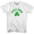 Little Rock Shamrock Womens Cotton T-shirt-White