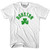 Houston Shamrock Youth Cotton T-shirt - White