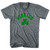 Houston Shamrock Tri-Blend V-neck Junior Cut Womens T-shirt - Athletic Grey