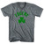 Eugene Shamrock Tri-Blend V-neck Junior Cut Womens T-shirt-Athletic Grey