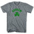 Durham Shamrock Womens Tri-Blend T-shirt-Athletic Grey