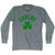Eugene Shamrock Tri-Blend Long Sleeve T-shirt - Athletic Grey