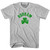 Durham Shamrock Womens Cotton T-shirt - Grey Heather