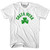 Costa Mesa Shamrock Cotton T-shirt - White