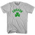 Chicago Shamrock Womens Cotton T-shirt - Grey Heather