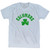 Columbus Shamrock Tri-Blend T-shirt-Athletic White