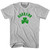 Burbank Shamrock Womens Cotton T-shirt - Grey Heather