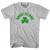 Rhode Island State Shamrock Youth Cotton T-shirt - Grey Heather