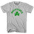 North Dakota State Shamrock Youth Cotton T-shirt - Grey Heather