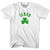 Texas State Shamrock Womens Cotton T-shirt - White