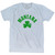 Montana State Shamrock Tri-Blend T-shirt - Athletic White