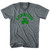Albuquerque Shamrock Tri-Blend V-neck Junior Cut Womens T-shirt - Athletic Grey