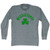 Mississippi State Shamrock Tri-Blend Long Sleeve T-shirt - Athletic Grey