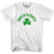 North Dakota State Shamrock Cotton T-shirt - White
