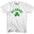 Delaware State Shamrock Womens Cotton T-shirt - White