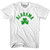Alabama State Shamrock Womens Cotton T-shirt-White