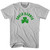 South Dakota State Shamrock Cotton T-shirt - Cool Grey