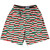 Tribe Hungary Party Flags Lacrosse Shorts Made in USA - Green Red