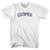 COOPER Youth Cotton T-shirt - White