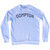COMPTON Adult Tri-Blend Sweatshirt - White