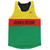 Guinea-Bissau Country Finish Line Running Tank Top Racerback Track and Cross Country Singlet Jersey Made In USA - Red Green Yellow