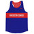 American Samoa Country Finish Line Running Tank Top Racerback Track and Cross Country Singlet Jersey Made In USA - Red Blue