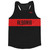 Albania Country Finish Line Running Tank Top Racerback Track and Cross Country Singlet Jersey Made In USA - Black Red