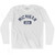 Michigan USA Adult Cotton Long Sleeve T-shirt - White