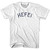 Hefei Vintage Womens Cotton T-shirt - White