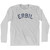 Erbil Vintage Adult Cotton Long Sleeve T-shirt - Grey Heather