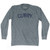 CURRY Adult Tri-Blend Long Sleeve T-shirt - Athletic Grey