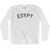 Egypt Vintage City Adult Cotton Long Sleeve T-shirt - White