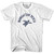 Manhattan Beach Sea Turtle Womens Cotton T-shirt - White