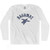Bahamas Beach Sea Turtle Adult Cotton Long Sleeve T-shirt - White