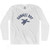 Hanalei Bay Beach Sea Turtle Adult Cotton Long Sleeve T-shirt-White