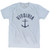 Virginia State Anchor Home Tri-Blend Adult T-shirt - Athletic White